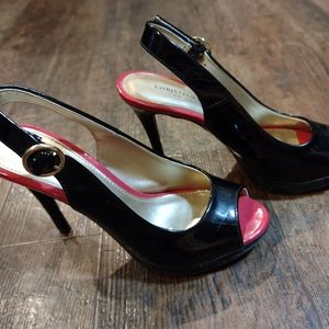 Black and pink christian siriano 4&half " heels